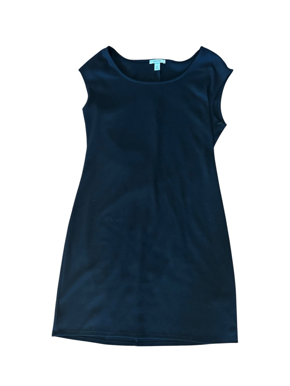 Nine West Black Cap-Sleeve Shift Dress Tunic Top Woman’s Medium